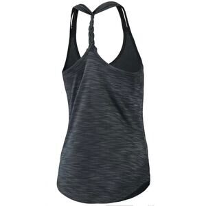 UNDER ARMOUR • Gray Racerback Workout Athletic Tank Top